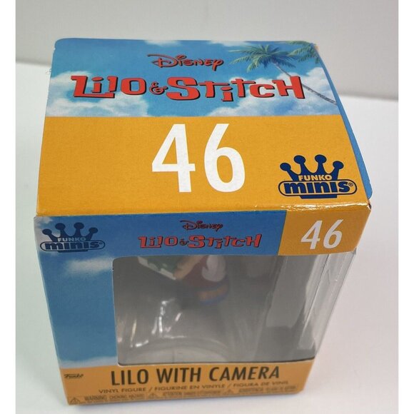 FUNKO MINIS DISNEY LILO & STITCH ~LILO WITH CAMERA~ VINYL FIGURE~3” (#8826) - Picture 8 of 9